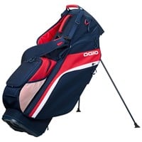 OGIO Woode Hybrid Golf Stand Bag, Red/White/Blue