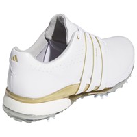 adidas Men's Tour360 24 Boost Golf Shoes, White/Gold