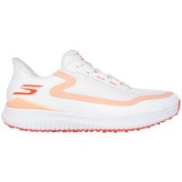 Skechers Women's Go Golf Flight Golf Shoes, White/Orange