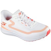 Skechers Women's Go Golf Flight Golf Shoes, White/Orange