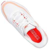 Skechers Women's Go Golf Flight Golf Shoes, White/Orange