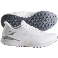 Skechers Women's Go Golf Flight Golf Shoes, White/Silver