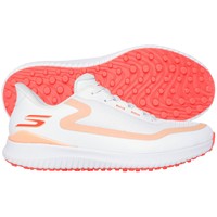 Skechers Women's Go Golf Flight Golf Shoes, White/Orange