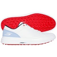 Skechers Women's Go Golf Drive 6 Golf Shoes, White/Light Blue