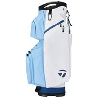 TaylorMade 2025 Cart Lite Golf Cart Bag, White/Light Blue
