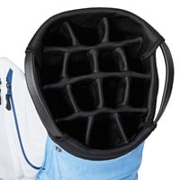 TaylorMade 2025 Cart Lite Golf Cart Bag, White/Light Blue
