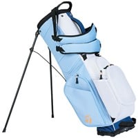 TaylorMade 2025 FlexTech Golf Stand Bag, White/Light Blue