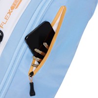 TaylorMade 2025 FlexTech Golf Stand Bag, White/Light Blue