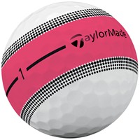 TaylorMade 2025 Tour Reponse Stripe Golf Ball, Pink