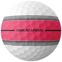 TaylorMade 2025 Tour Reponse Stripe Golf Ball, Pink