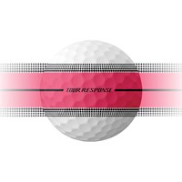 TaylorMade 2025 Tour Reponse Stripe Golf Ball, Pink