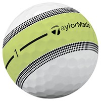 TaylorMade 2025 Tour Reponse Stripe Golf Ball, Yellow