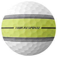 TaylorMade 2025 Tour Reponse Stripe Golf Ball, Yellow
