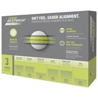 TaylorMade 2025 Tour Reponse Stripe Golf Ball, Yellow