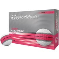 TaylorMade 2025 Tour Reponse Stripe Golf Ball, Pink