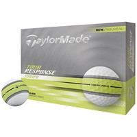 TaylorMade 2025 Tour Reponse Stripe Golf Ball, Yellow