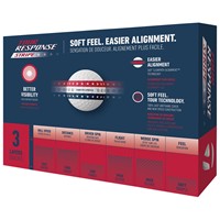 TaylorMade 2025 Tour Response Stripe USA Golf Ball, Red/White/Blue