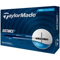TaylorMade 2025 Distance+ Golf Ball, White