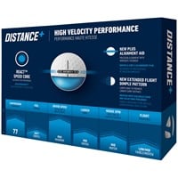TaylorMade 2025 Distance+ Golf Ball, White