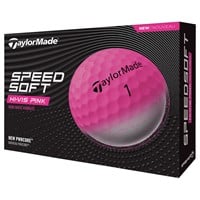 TaylorMade 2025 SpeedSoft Golf Ball, Pink