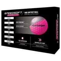 TaylorMade 2025 SpeedSoft Golf Ball, Pink