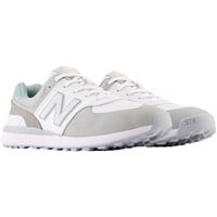New Balance Womens 574 Greens v2 Golf Shoes - Discontinued Colors, White/Grey
