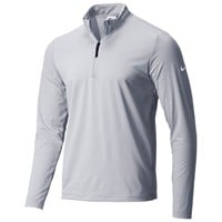 NIKE Men's Victory 1/2 Zip Golf Pullover, Light Grey