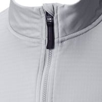 NIKE Men's Victory 1/2 Zip Golf Pullover, Light Grey