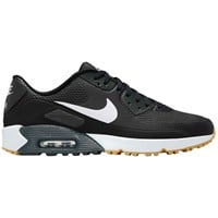NIKE Mens Air Max 90 G Golf Shoes, Black/White