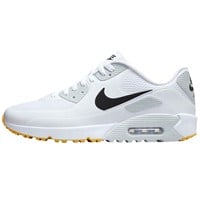 NIKE Mens Air Max 90 G Golf Shoes, White/Black