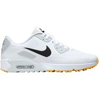 NIKE Mens Air Max 90 G Golf Shoes, White/Black