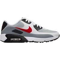 NIKE Mens Air Max 90 G Golf Shoes, White/Red