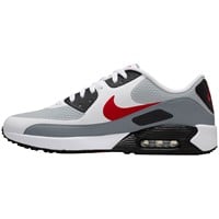 NIKE Mens Air Max 90 G Golf Shoes, White/Red