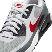 NIKE Mens Air Max 90 G Golf Shoes, White/Red