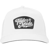 TaylorMade A Frame Snapback Golf Hat, White
