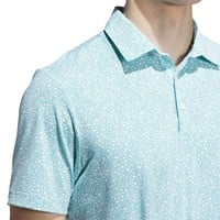 adidas Mens Ult 365 Mini Bunker Golf Polo, Teal
