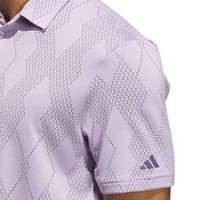adidas Mens Ult 365 Micro Texture Golf Polo, Purple