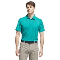adidas Mens Ult 365 Micro Texture Golf Polo, Teal