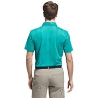 adidas Mens Ult 365 Micro Texture Golf Polo, Teal