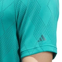 adidas Mens Ult 365 Micro Texture Golf Polo, Teal