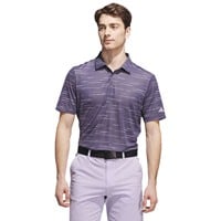 adidas Mens Ult 365 Mesh Print Golf Polo, Dark Purple