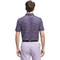 adidas Mens Ult 365 Mesh Print Golf Polo, Dark Purple