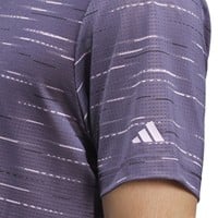 adidas Mens Ult 365 Mesh Print Golf Polo, Dark Purple