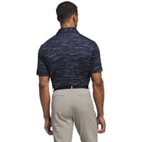 adidas Mens Ult 365 Mesh Print Golf Polo, Navy