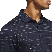 adidas Mens Ult 365 Mesh Print Golf Polo, Navy