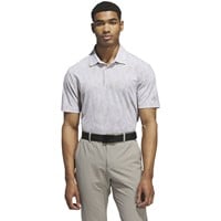 adidas Mens Ult 365 Texture Print Golf Polo, Beige