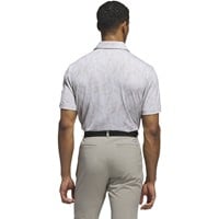 adidas Mens Ult 365 Texture Print Golf Polo, Beige