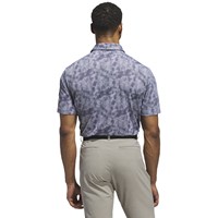 adidas Mens Ult 365 Texture Print Golf Polo, Navy
