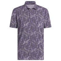 adidas Mens Ult 365 Texture Print Golf Polo, Dark Purple