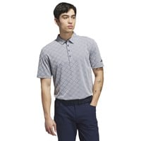adidas Mens Ult 365 Houndstooth Jacquard Golf Polo, Navy